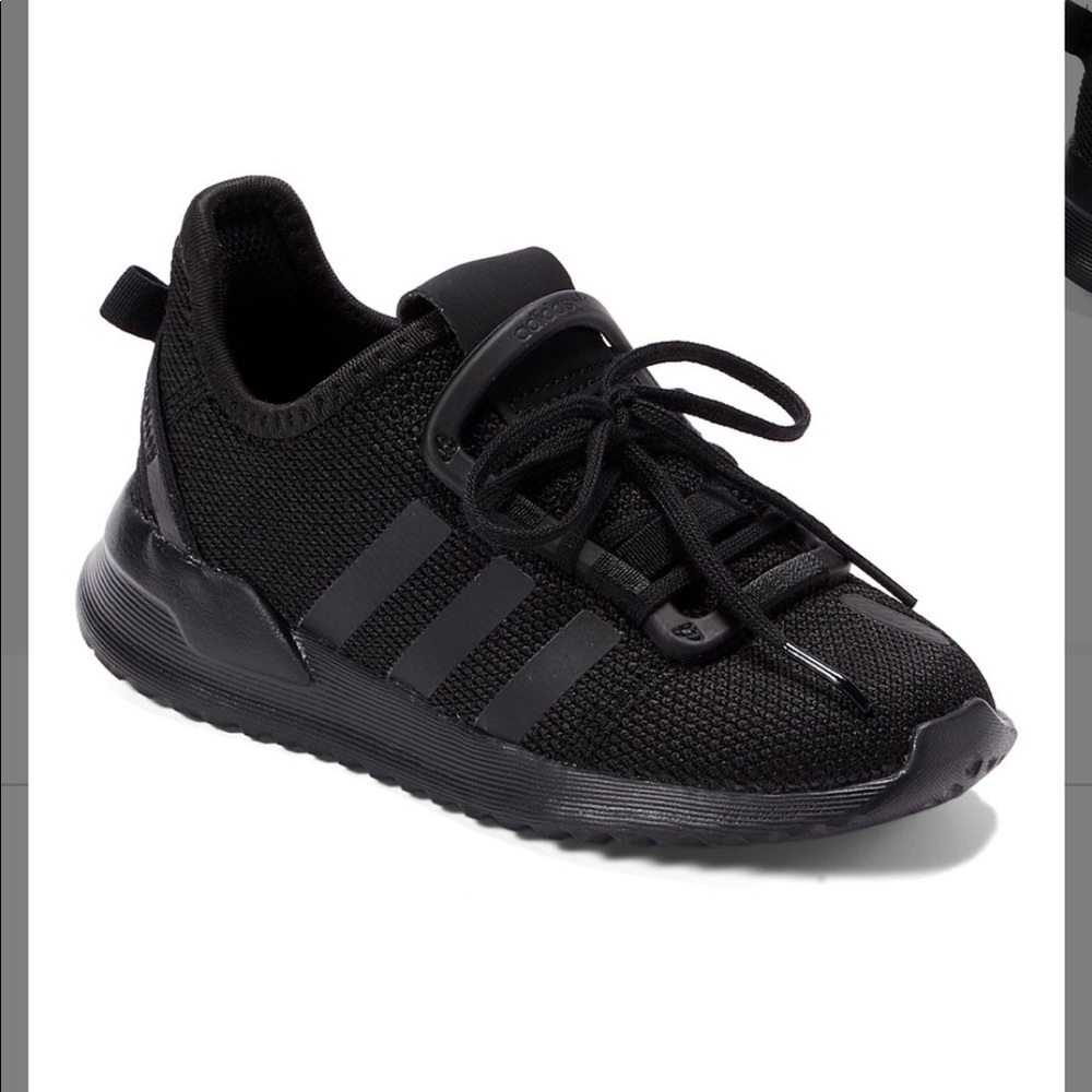 Baby Black Adidas U Path Run Sneakers 4K
